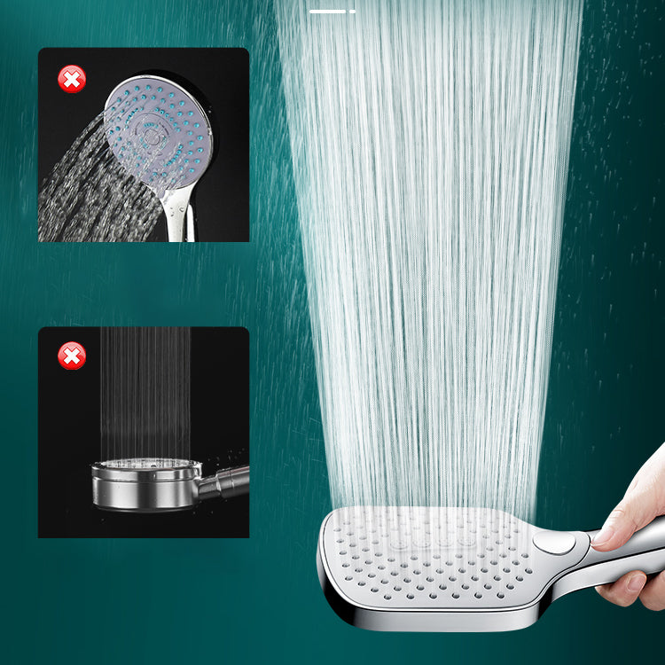 Avtoit | Contemporary Fixed Head Square Supercharged Showerhead Combo
