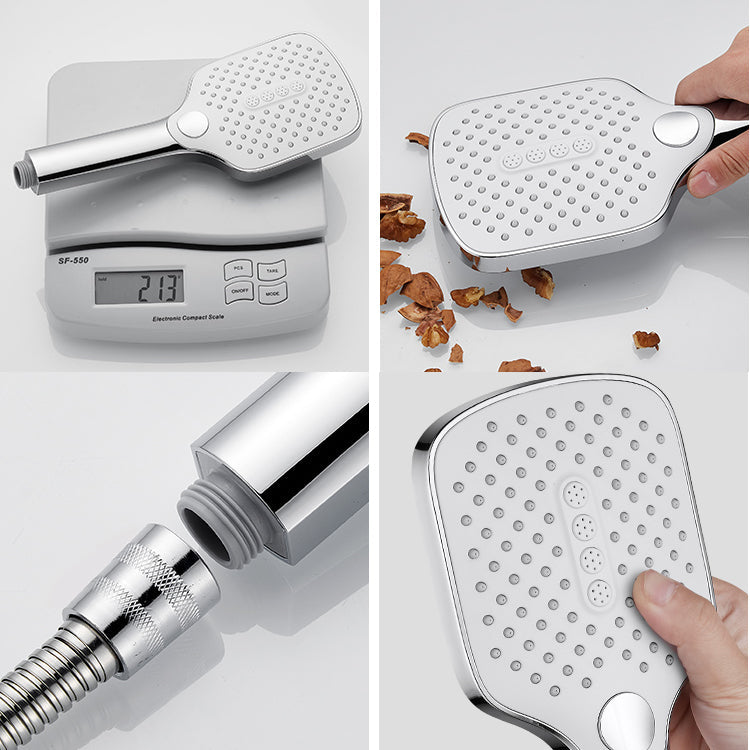 Avtoit | Contemporary Fixed Head Square Supercharged Showerhead Combo