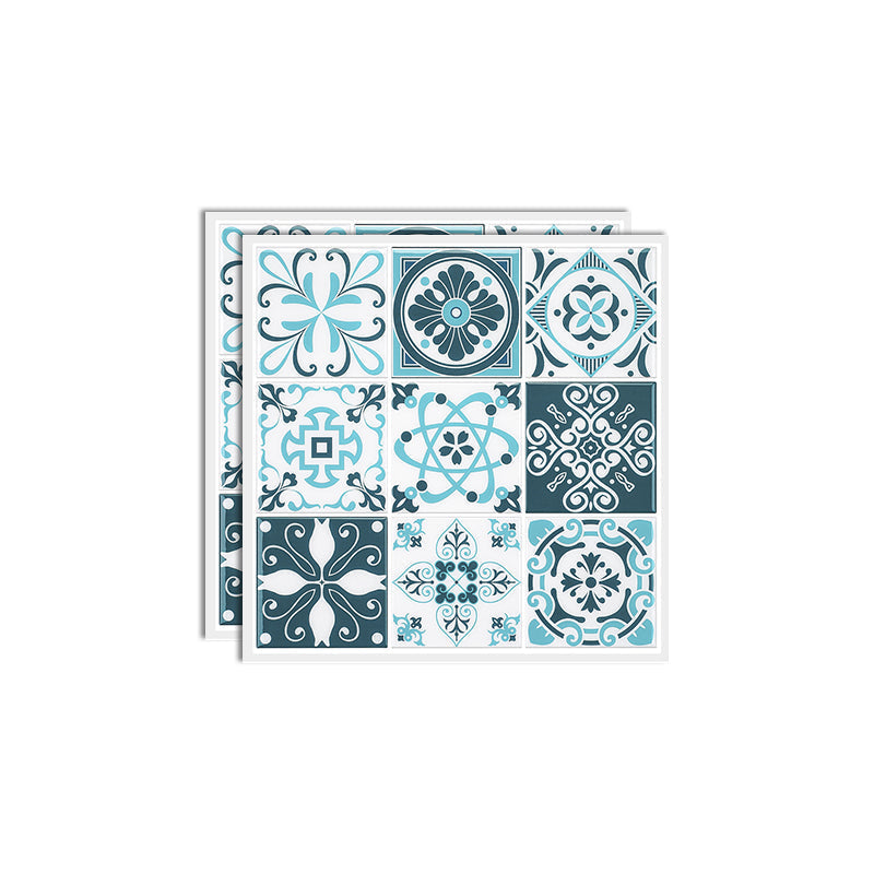 Avtoit | Plastic Peel & Stick Tile Square Stain-Resistant Wallpaper for Back Wall