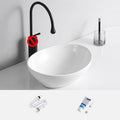 Avtoit | Modern Vessel Sink Porcelain Rectangular Vessel Sink (Not Including Faucet)