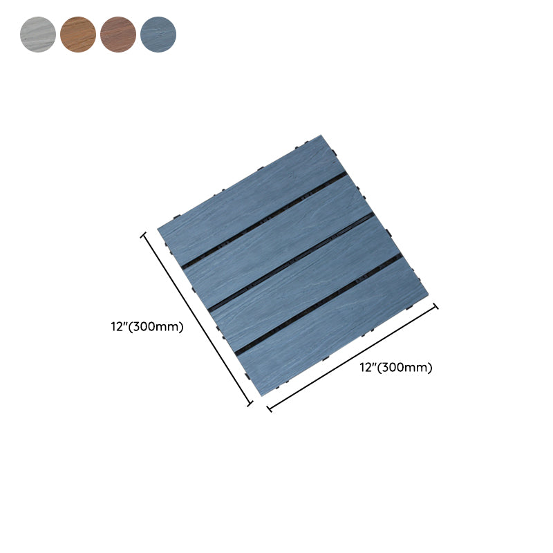 Avtoit | Interlocking composite deck tiles Striped pattern patio tiles
