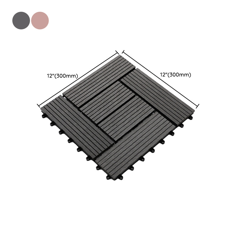 Avtoit | Striped Pattern Patio Tiles Laying Pattern Square Deck Board Outdoor Patio