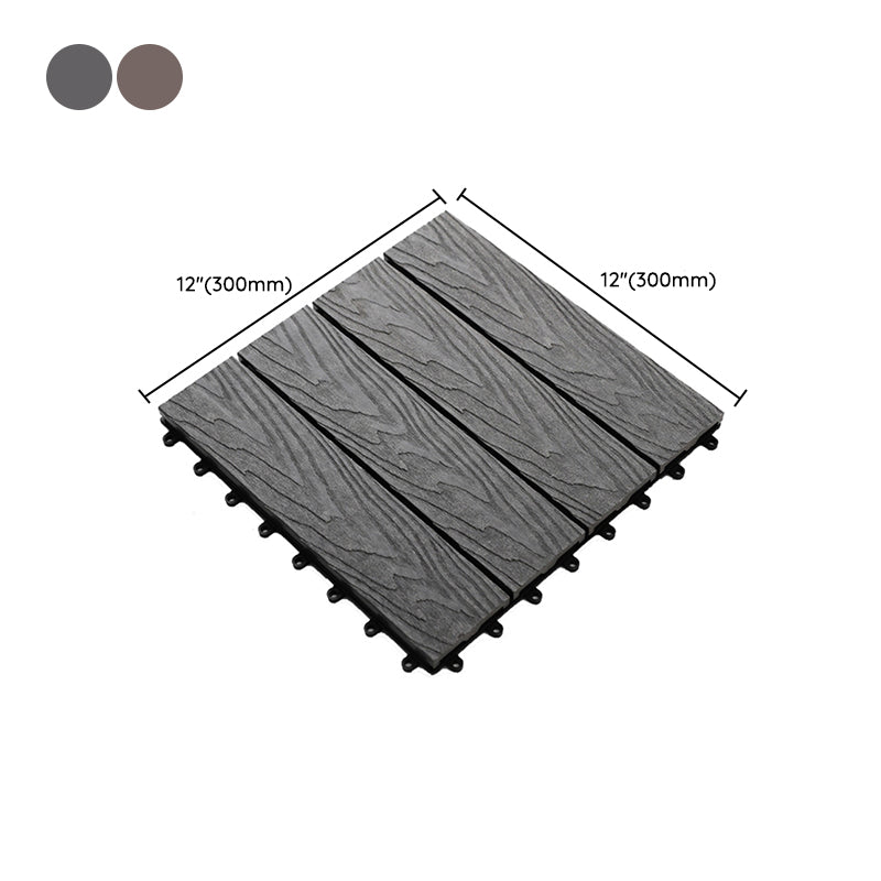 Avtoit | Striped Pattern Patio Tiles Laying Pattern Square Deck Board Outdoor Patio