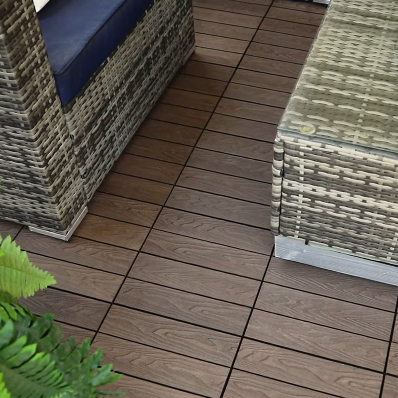 Avtoit | Striped pattern terrace tiles interlocking tiles kit outdoor patio