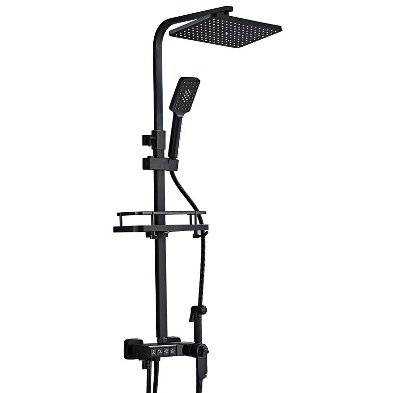 Avtoit | Modern Style Brass Shower System Adjustable Spray Pattern Wall Mounted Shower Combination