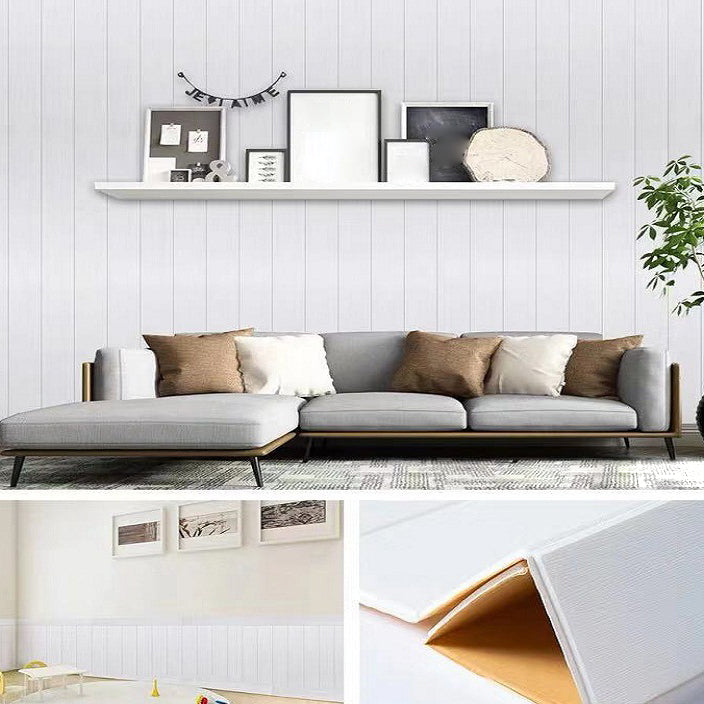 Avtoit | Modern Tin Back Wall Panel Smooth Wall Ceiling Wood Grain Design Set of 1