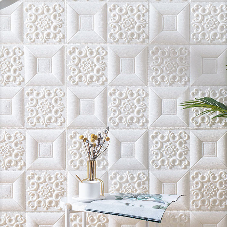 Avtoit | Dreamy Style Pearl Wall Paneling PVC Wall Access Panel Peel and Stick Wall Tile