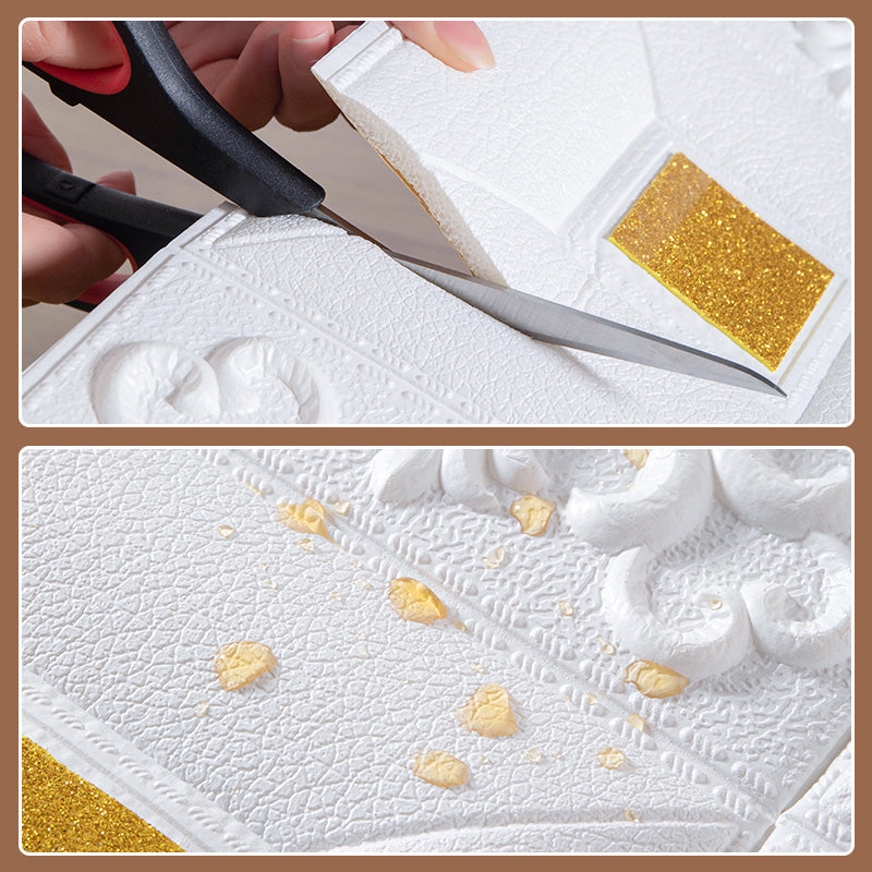 Avtoit | Dreamy Style Pearl Wall Paneling PVC Wall Access Panel Peel and Stick Wall Tile