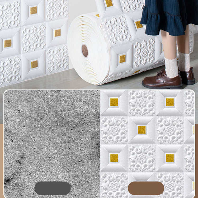 Avtoit | Dreamy Style Pearl Wall Paneling PVC Wall Access Panel Peel and Stick Wall Tile