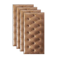Avtoit | Modern Wall Panel Smooth Wall Indoor Upholstered Board Set of 4
