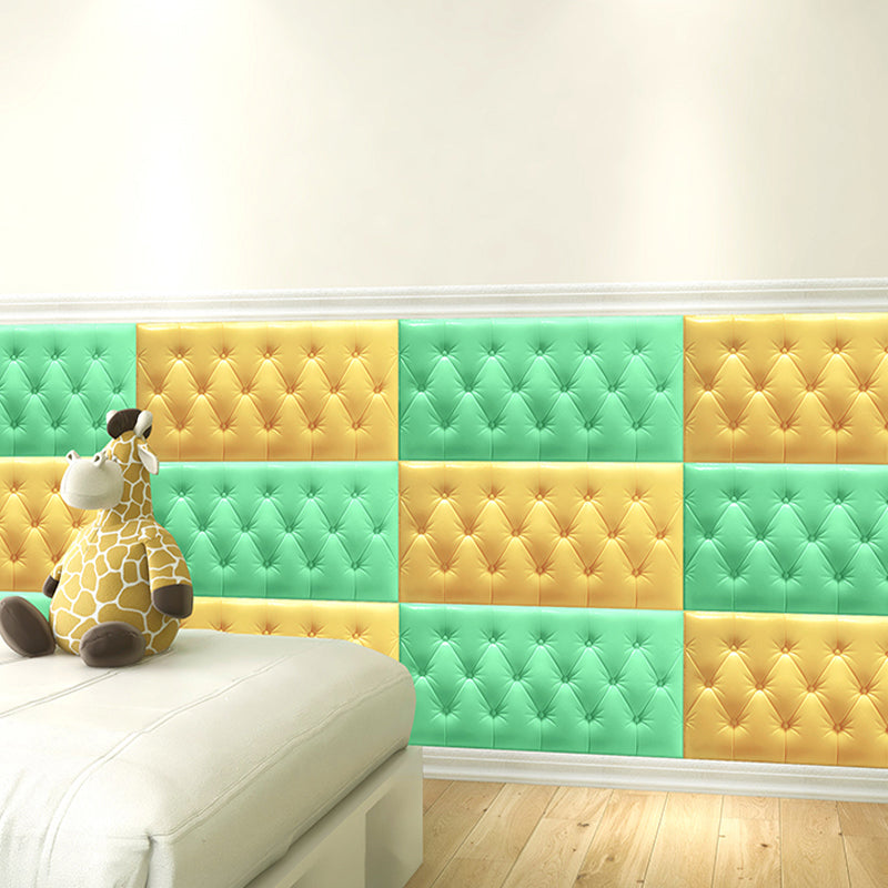 Avtoit | Modern Wall Panel Smooth Wall Indoor Upholstered Board Set of 4