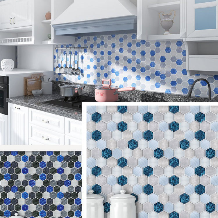 Avtoit | Square Peel and Stick Back Wall Modern Plastic Peel and Stick Back Wall