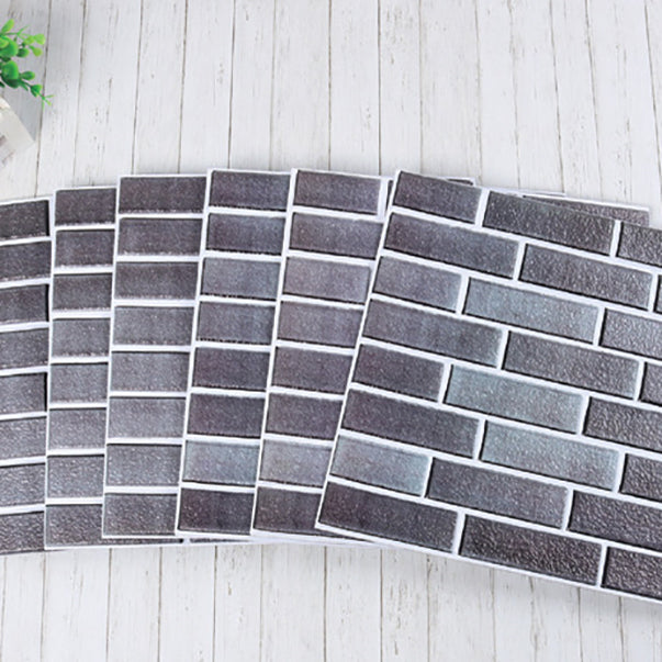 Avtoit | Plastic Peel-and-Stick Tiles Indoor Subway Tiles Wallpaper with Waterproof
