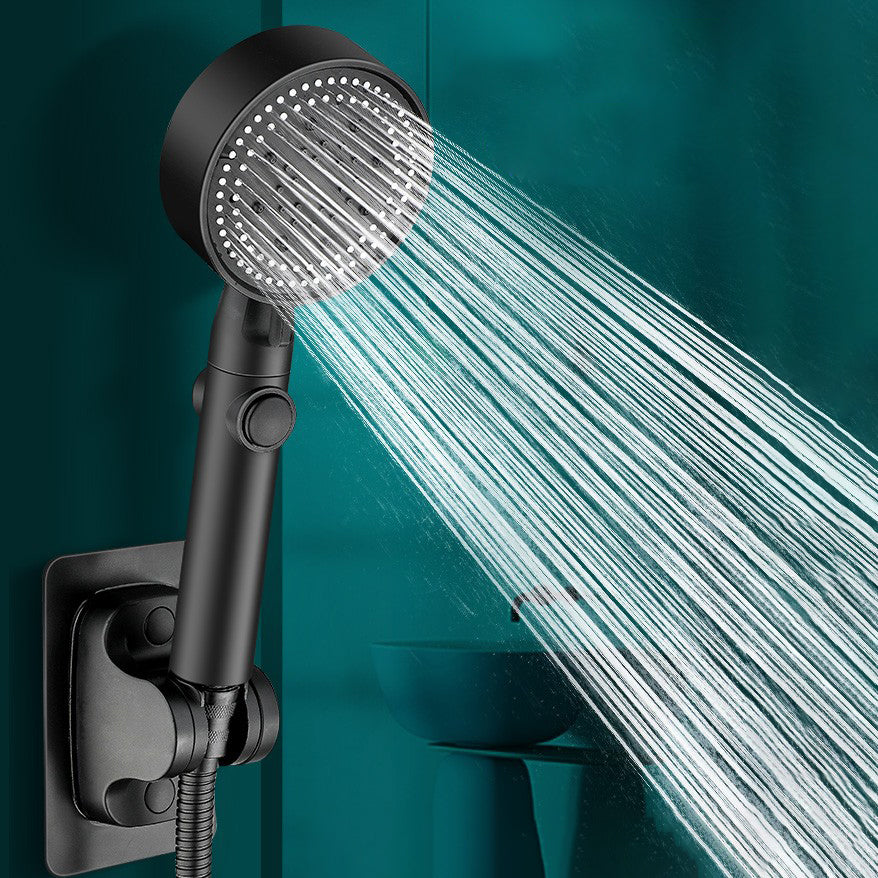 Avtoit | Round Handheld Showerhead Modern Plastic Head with Self-Cleaning