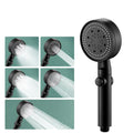 Avtoit | Round Handheld Showerhead Modern Plastic Head with Self-Cleaning