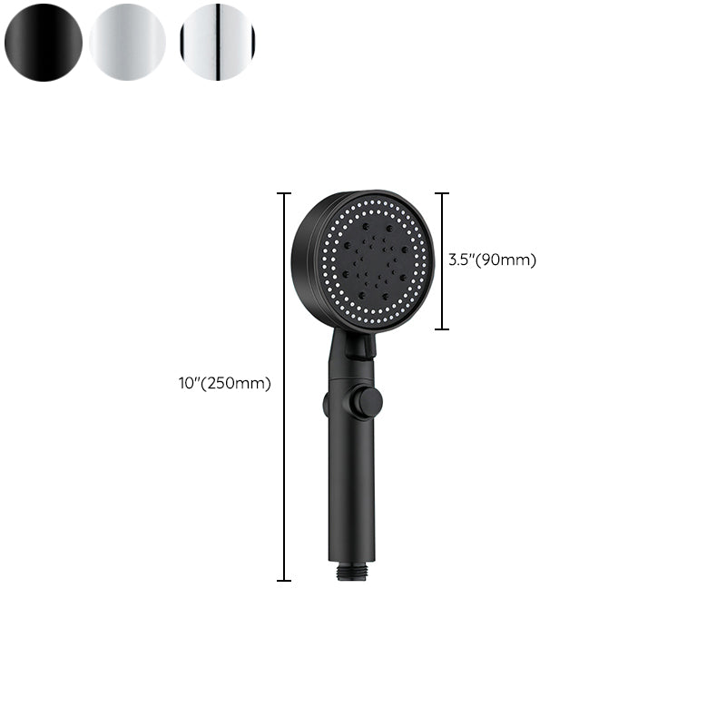Avtoit | Round Handheld Showerhead Modern Plastic Head with Self-Cleaning