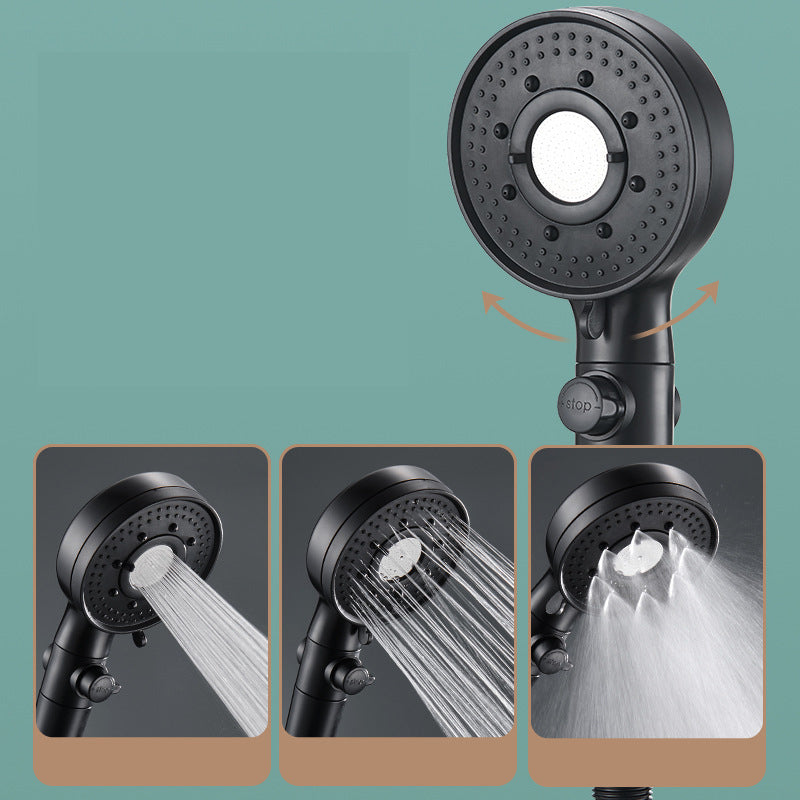 Avtoit | Round Shower Head Plastic Modern Shower Head with Adjustable Spray Pattern