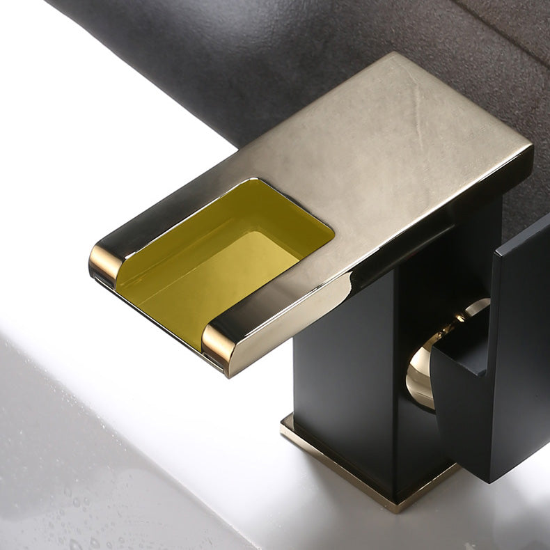 Avtoit | Basin Waterfall Outlet Single Lever Tap with LED Light