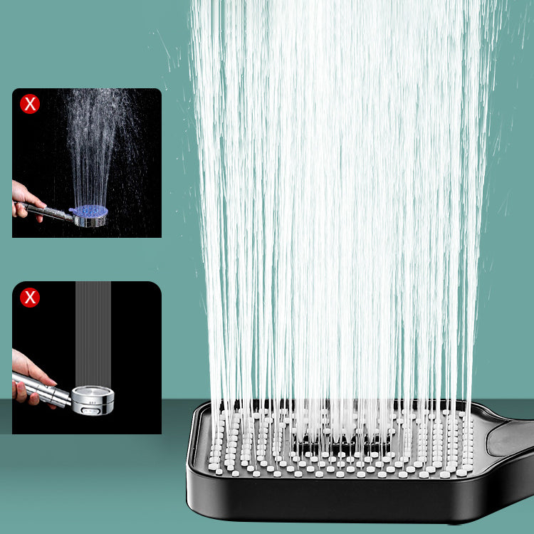 Avtoit | Contemporary Handheld Supercharged Showerhead Square 3 Settings Spray Head