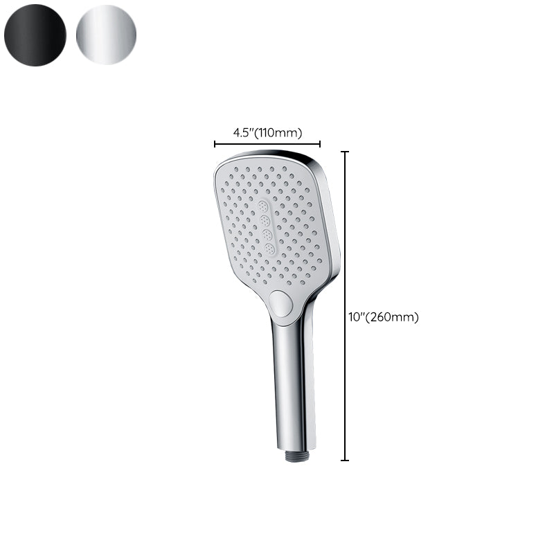 Avtoit | Contemporary Fixed Shower Head Square Metal Shower Head Combo