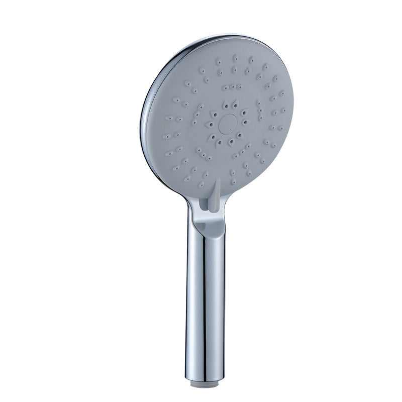 Avtoit | Silver Shower Head Combo Metal Modern 5 Spray Pattern Shower Heads