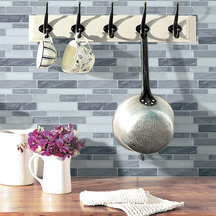Avtoit | Square Peel-and-Stick Tiles Plastic Indoor Peel & Stick Subway Tile