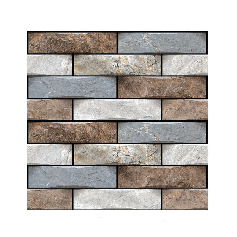 Avtoit | Plastic Peel & Stick Subway Tile 3D Subway Tile with Slip-Resistant Surface