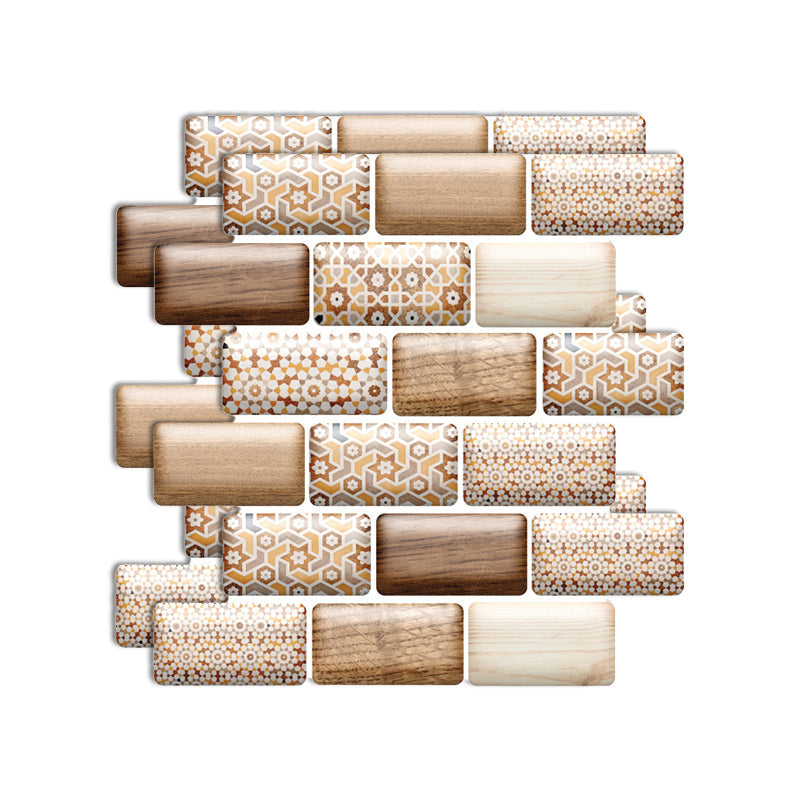 Avtoit | Plastic Peel & Stick Subway Tile 3D Subway Tile with Slip-Resistant Surface
