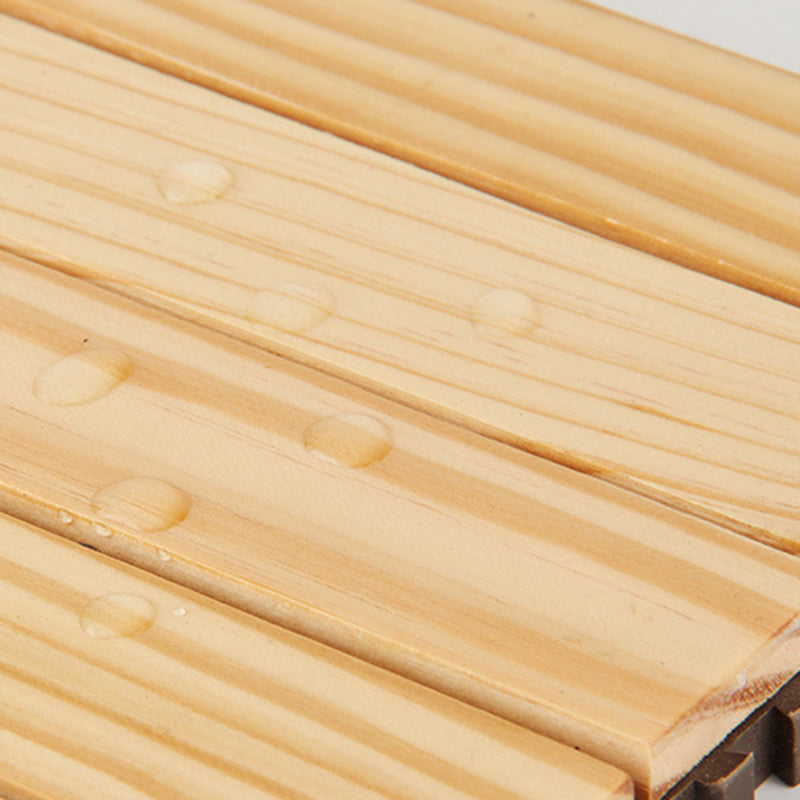 Avtoit | 7-Slat Square Wood Terrace Tiles Laying Pattern Outdoor Terrace Tiles