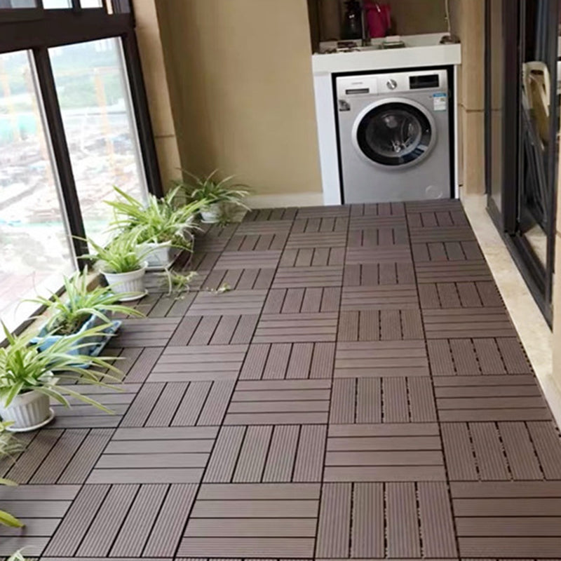 Avtoit | Waterproof Decking Board Strips Composite Square Outdoor Decking Tile Terrace