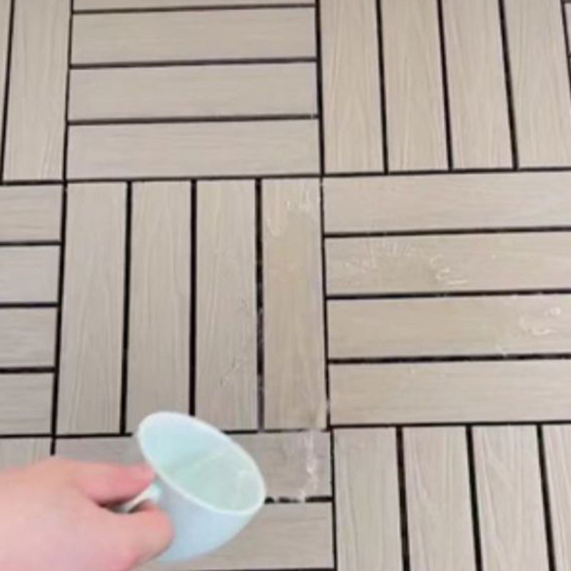 Avtoit | Waterproof Decking Board Strips Composite Square Outdoor Decking Tile Terrace