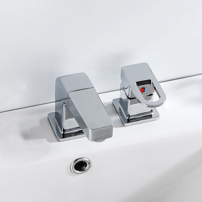 Avtoit | Bathroom faucet lever handle brass handheld shower sink faucet