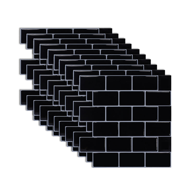 Avtoit | Modern Peel and Stick Tiles PVC Subway Tile Peel and Stick Wall Tile for Bathroom