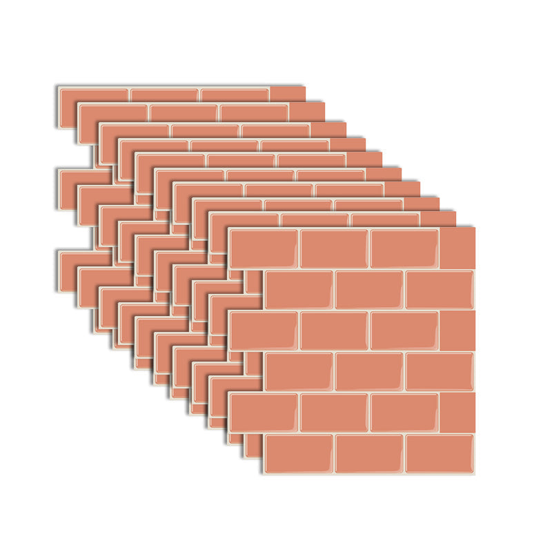 Avtoit | Modern Peel and Stick Tiles PVC Subway Tile Peel and Stick Wall Tile for Bathroom