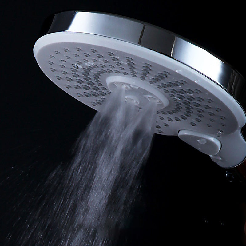 Avtoit | Basic Shower Head Round Plastic Handheld Shower Head in Silver