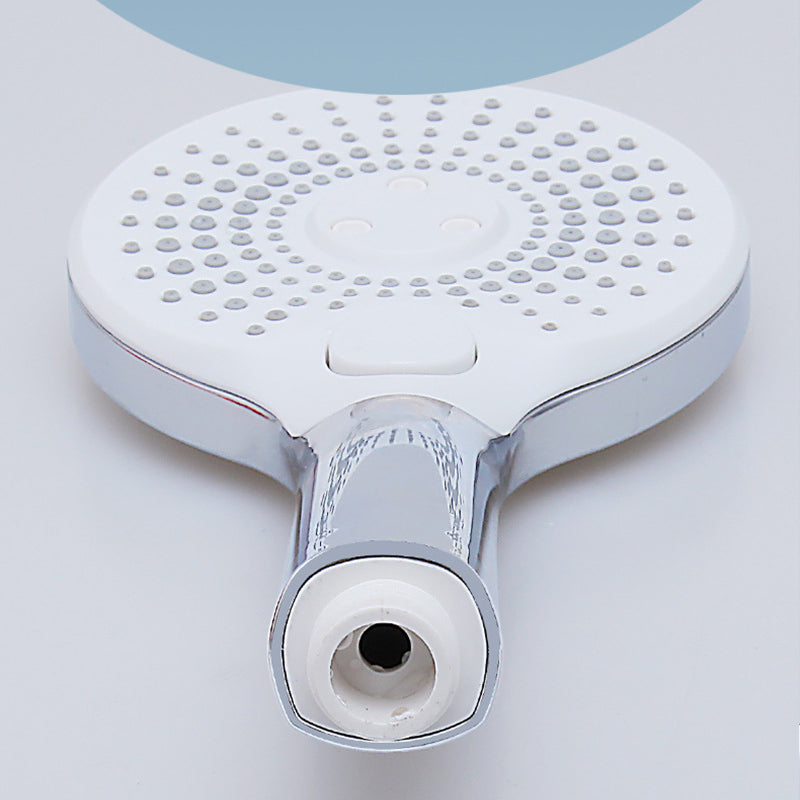 Avtoit | Basic Shower Head Round Plastic Handheld Shower Head in Silver
