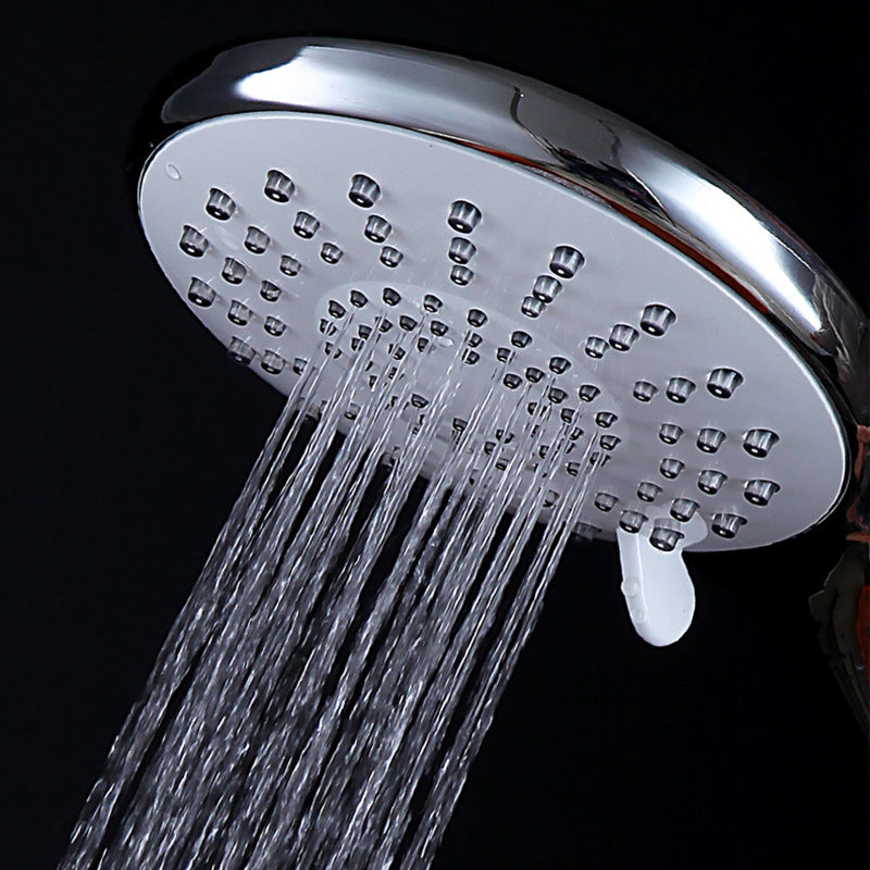 Avtoit | Basic Shower Head Round Plastic Handheld Shower Head in Silver