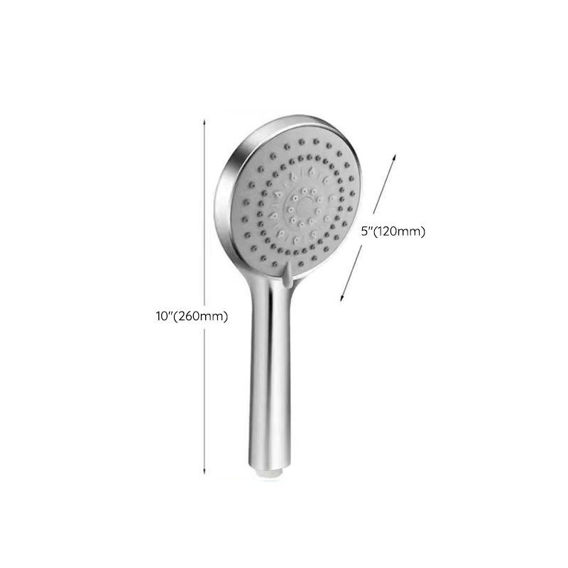Avtoit | Basic Shower Head Round Plastic Handheld Shower Head in Silver