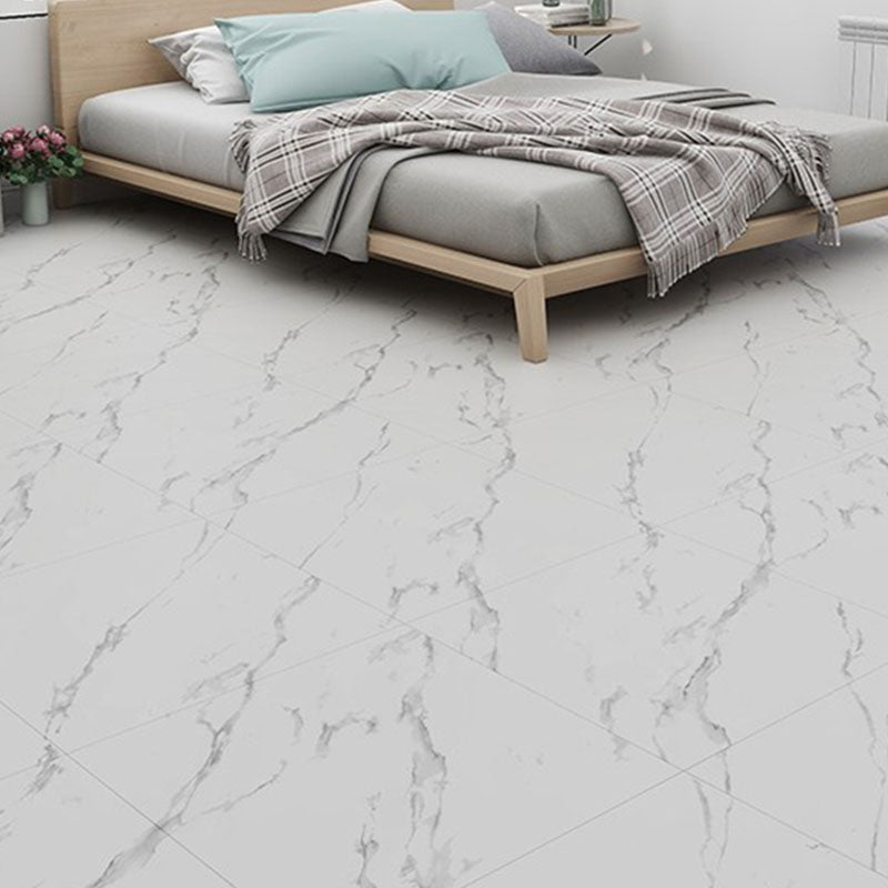 Avtoit | Indoor Flooring Vinyl Peel and Stick Marble Print Square Flooring Vinyl