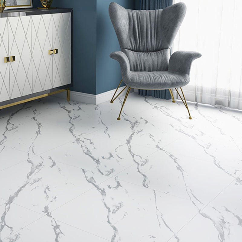 Avtoit | Indoor Flooring Vinyl Peel and Stick Marble Print Square Flooring Vinyl