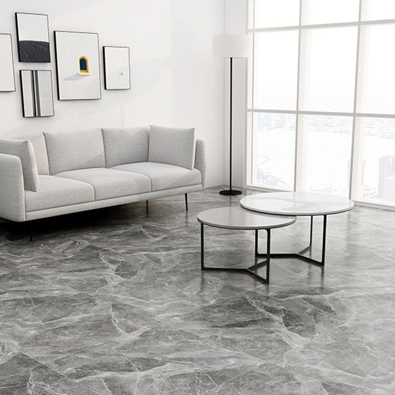 Avtoit | Indoor Flooring Vinyl Peel and Stick Marble Print Square Flooring Vinyl