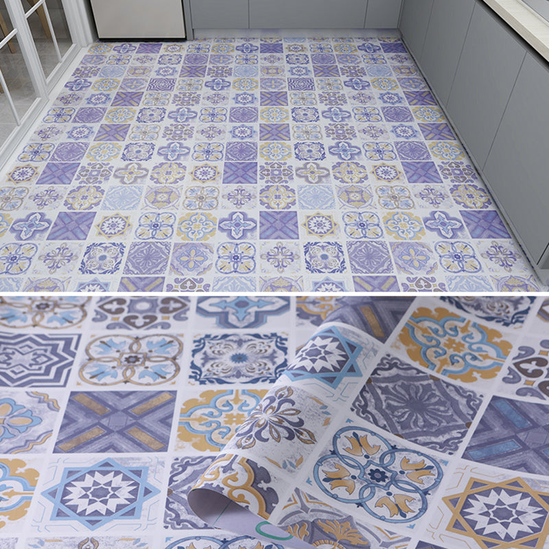 Avtoit | Modern vinyl floor planks for peeling and sticking Geometrically printed PVC flooring