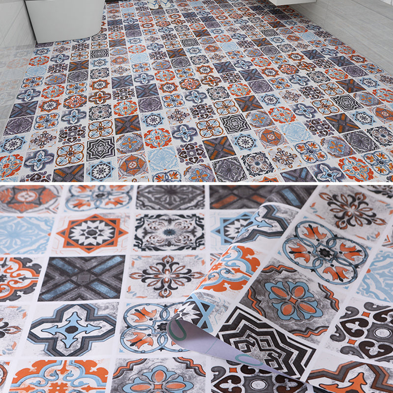 Avtoit | Modern vinyl floor planks for peeling and sticking Geometrically printed PVC flooring