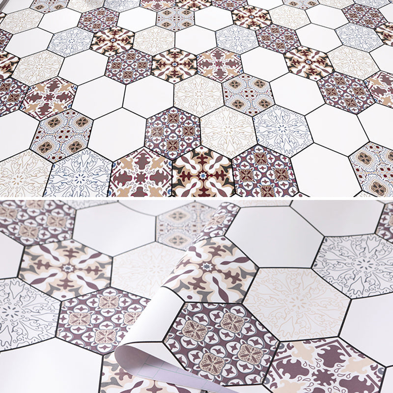 Avtoit | Modern vinyl floor planks for peeling and sticking Geometrically printed PVC flooring