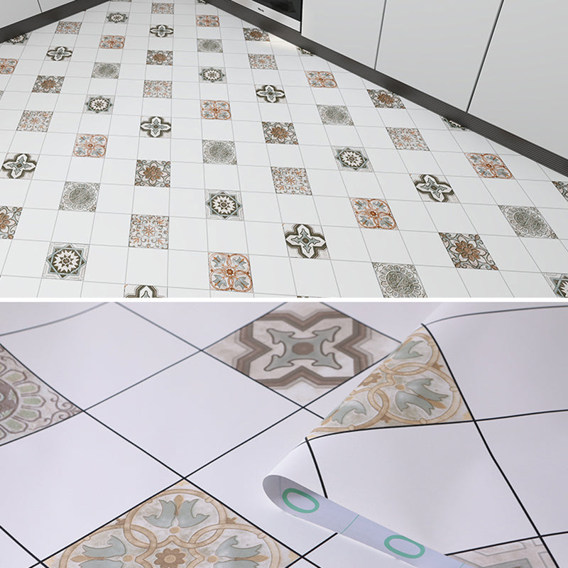 Avtoit | Modern vinyl floor planks for peeling and sticking Geometrically printed PVC flooring
