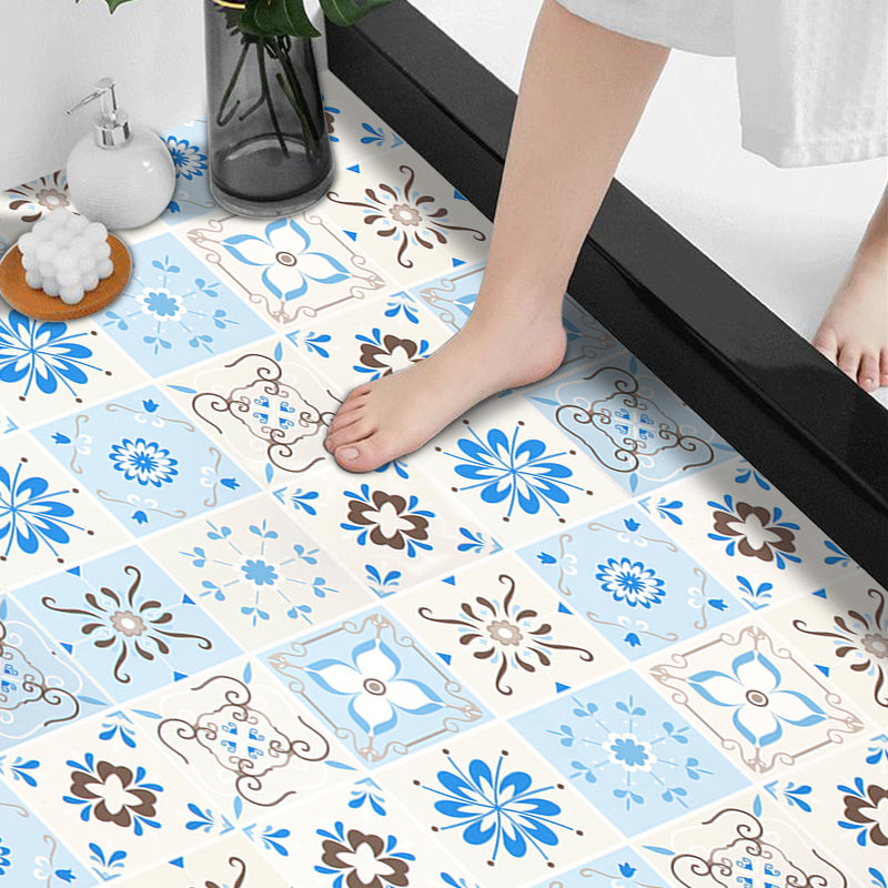 Avtoit | Modern Vinyl Floor Planks Grid Pattern Peel and Stick Vinyl Plank Flooring