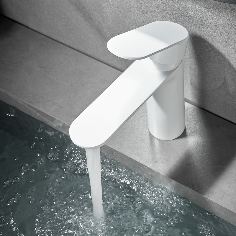 Avtoit | Bathroom Sink Faucet Lever Handle Brass Monochrome Bathroom Faucet