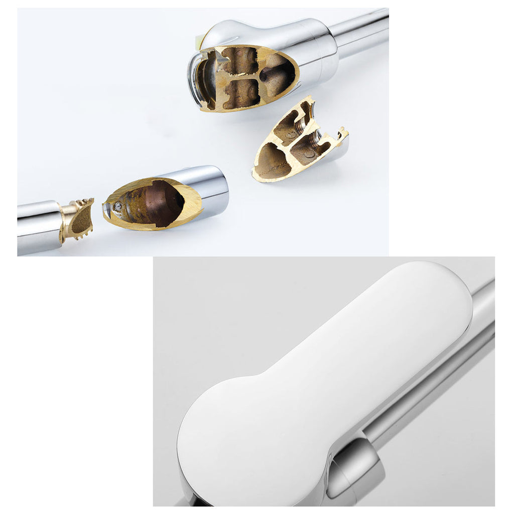Avtoit | Modern Bathroom Faucet Brass Lever Handle Washroom Bathtub Faucet