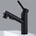 Avtoit | Bathroom faucet with pull-out lever handle Single hole basin mixer