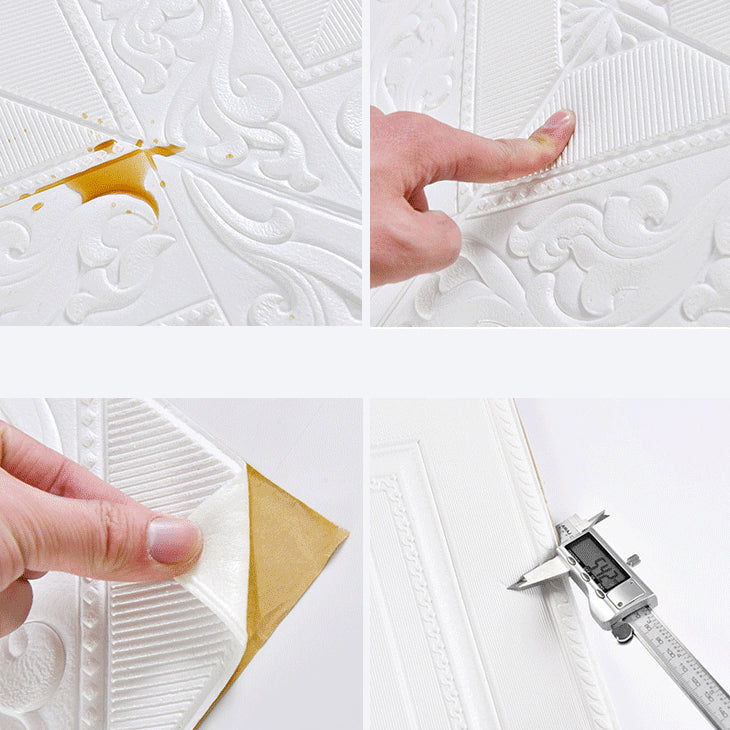 Avtoit | Modern Tin Backsplash Cover Three-Dimensional Printing Wall Ceiling Panel